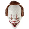 hot Silicone Movie Stephen Clown Joker Mask Full Face mask Horror Latex Clown Mask Halloween masks Party masks T2I51242