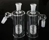 5 pulgadas Claro 45 grados 90 grados Vidrio Ash Catcher Barril Perc 14.5mm 18.8mm Junta para Bong Dab Rigs Accesorios para fumar