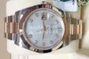 41mm Watches Men's Rose Gold Steel Mens BP Maker Factory 2813 Date 126301 Chocolate Brown 126331 Wimbledon Crystal Glass Perpetual Bracelet Watch
