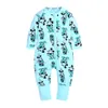 Baby girls flower jumpsuit Baby Clothes autumn cotton zipper Girls Boys Rompers toddler Kids Clothes Overalls ppy5271