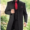 Costumes pour hommes Blazers nouveau 2023 costume de mariage d'affaires à revers noir personnalisé (manteau pantalon gilet)