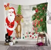 The latest size 230X180CM tapestry, European and American style Santa Claus Christmas wall hanging many styles to choose from, support customized