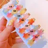 19 color New Korea Sweet Heart stars Candy Color Minimalist hair clip hair Grip Lovely Barrettes hair pins accessories For Women M2283