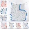 Baby Blankets Muslin Cotton Baby Swaddle Wrap 6 Layers Gauze Newborn Bathing Towel Flanged Bedding Cover 8 Designs DW5597