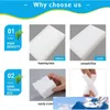 Cleaning Nano Sponges 100 pc Magic Sponge Eraser Kitchen Duster Wipes Clean Accessory / Microfiber Dish Cleaning Melamine Sponge