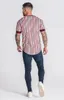 Heren T-shirt Summer Streetwear Stripe Men T-shirt Brand Casual Man Kleding Hip Hop Male T-stukken Tops Tops Fashion T-shirt Men