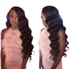 Allove Virgin Human Hair Bundles Wefts With Lace Closure Water Peruvian Loose Deep Wave Curly Body Straight Weave Extensions for W6116047