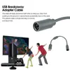 25 cm USB-breakaway kabel adapter koord vervanging voor xbox 360 bekabelde game controller accessoires connecteur converter grijs