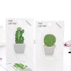 Cute Cactus Memo Pad Sticky Note Sticker Memo Book Note Paper N Stickers Stationery Office Accessories School Supplies GD470