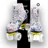 Inline & Roller Skates Adult Double Row Men And Women 4-Wheel Children Flashing1