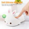 LED Nursery Night Lights for Kids Cute Animal Silicone Baby Nightlight with Touch Sensor, Best Gifts for Adult Boys Girls Kids