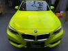 Pearl Matte Metallic Fluorescent Yellow Vinyl Wrap Film Car Wrapping Foil with Air Release Self Adhesive Decal Roll