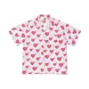 Мужские дизайнерские рубашки модные 20SS Pocket Рубашка с коротким рукавом, полная любви Hawaii Lake Casual High Street S-xlmen's Men's Men's