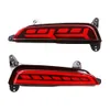 2 stücke led reflektor fahrer lichter für hyundai creta ix25 2014 2015 2016 2017 bremslichter hintere bumper lampe drehen signal licht