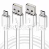 1m 2m 3m Snellaadkabel 2A snelle Snelheid Type c Micro Usb Kabels Voor Samsung galaxy S8 S9 S10 S22 S23 Htc Lg F1