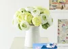 Bouquets de mariage pivoines artificielles, 10 pièces, magnifiques fleurs en soie de haute qualité, décoration de la maison, 4 couleurs disponibles