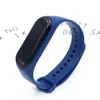 M4 Sports Fitness Smart Watch Braccialetti impermeabili colorati Monitoraggio della pressione sanguigna Cardiofrequenzimetro universale per telefoni iOS Android