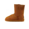 Femmes Bottes Baskets Baskets Pour Filles Courtes Mini Australie Classique Genou Haute Hiver Neige Fourrure Bailey Arc Cheville Dame Pl