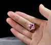 PANSYSEN FINE Jubiläum Amethyst Ring 925 Sterling Silber Oval Ruby Emerald Finger Ringe für Frauen Mode Schmuck Accessoires 36770539