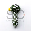 NEW Color Hand Water Pipe With 4.0Inch 3 Styles Glass Spoon Pipe Pyrex Glass Oil Burner Pipe