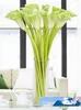 artificial Christmas flower PU Calla Lily Real Touch fleur fleurs artificielles pour décoration de mariage fleur de fête pour cadeau/décor à la maison 2015