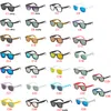 30 couleurs Femmes classiques hommes Lunettes de soleil Sport extérieur conduisant des lunettes de soleil cyclistes.