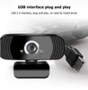 Full HD 1080P Webcam USB mit Mikrofon Mini-Computerkamera Flexible drehbare Laptops Desktop-Webcam-Kamera Online-Bildung AONI