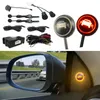 Car Black Blind Spot Monitoring Ultrasonic Sensor Distance Assist Lane Change Tool Blind Spot Mirror Radar Detection System