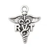 Fashion Alloy CVT RVT MLT LMT LMSW LCSW CCRN CRNA RDMS ICU PBT DMS MSN HHA FNP SW CNM DVM PAC Medical Symbol Charms 19*23mm