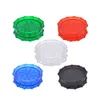 HONEYPUFF Premium Octagon Plastic Tobacco Herb Grinder 70MM 2 Layer Spice Grinder Shark Teeth Herbal Crusher Miller