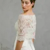 High Quality Elegant Off Shoulder Lace Wedding Boleros Half Sleeve Bridal Jackets Wraps Accessories chaqueta novia