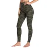 2020 NYTT LEOPARDPRINT Hög midja höft Push Up Yoga Leggings Women High Elastic Slim Gym Workout Tight Pants Fitness Clothing239n