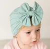 European och American Cotton Barnhattar Baby Hooded Caps Baby Bow Mössor Bohemian Indian Hat WY1434
