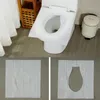 10 stks / pak Disposable Papier Toiletzitting Covers Bescherm Public Toilet Kiels Bacteriën -bestendig Cover voor Travel Bathroom JK2007XB