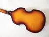 Frete Grátis Top Quality Hofner Ícone Série Vintage Sunburst Violin Bass Guitarra Elétrica 4 Strings Bass