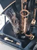 Wysokiej jakości czarny saksofon saksofon Yas82z Japonia marka alto saksofon eflat instrument muzyczny z case Professional poziom 9070801
