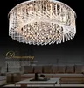 Ny mode LED Living Room Crystal Ceiling Lights Bedroom Craftelier Creative Bird's Nest Crystal Lamp Taklampa Hängande lampor