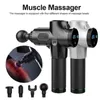 Gadgets min massageador muscular massageador elétrico terapia de vibração armas profundas tecidos esporte massagem máquina relaxar