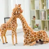 35140cm high quality simulation giraffe stuffed toy cute big plush animal doll children toy girl home decoration birthday Christm9980708