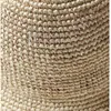 Chapeaux d'été faits à la main pour femmes Chapeau de soleil de paille Casquette de seau Raphia Lady Girls Panama Chapeaux de plage Floppy Femme Voyage Casquette pliante CX200714