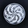 Quartz Channel Caps OD OD 30mm 40mm 50mm Quartz Carb Cap Flower pattern design pour Flat Top Quartz Banger Nails