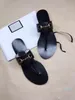 Venda Quente - Desenhista Flat Designer Autêntica Cowhide Praia Chinelos de Couro Lazy Flip Flops Metal Fivela Mulher Sapatos Grande Tamanho US12 43