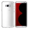 Samsung Galaxy NOT 8 için Samsung S8 Artı Kılıf Şeffaf Şeffaf Yumuşak TPU Sert PC Arka Kapak Telefon Kılıf için