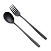 Spoon 304 Stainless Steel Spoon fork Mixing Spoons Dinnerware Kitchen Accessories