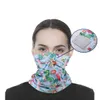 2pcs masque facial + 15 pcs filtres cyclisme en plein air respirant soleil demi-masque anti-UV avec 15 x filtres foulard anti-poussière polyvalent