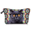 MPB012 härlig katt 3D -tryck Makeup Bag Fashion Travel Bag Cosmetic Organizer Make Up Storage for Women 4023631