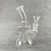 mini narghilè bong in vetro da 5,9 pollici inebriante inline dab rig 14mm giunto femmina per accessori per fumatori