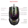 2020 hot New J500 display gaming mouse multi-language driver can be set freely Mice shipping free