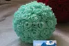 12 Inch artificial flowers rose ball Wedding silk Pomander Kissing Ball flower ball decorate flower for wedding garden market decoration