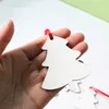 무료 배송 승화 크리스마스 장식 빈 크리스마스 펜던트 열 전송 인쇄 펜던트 DIY MDF 선물 A11